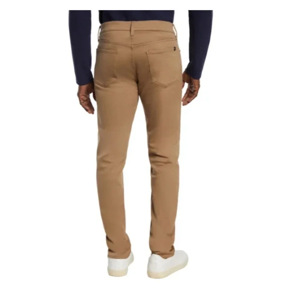 Banana Republic Mens Stretch 5‎ Pocket Pant Cotton Spandex Dark Tan 40x30(27)
